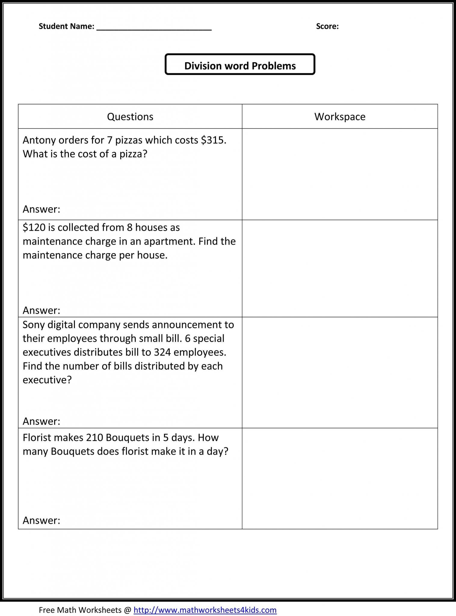 Square Root Worksheets 8th Grade Pdf together with Quadratic Word Problems Worksheet and Answers Inspirationa 4th Grade