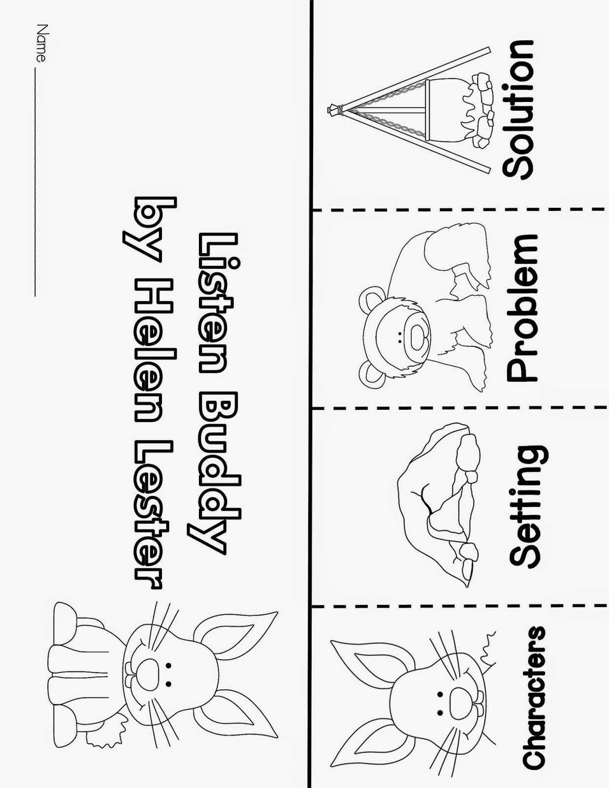 Story Elements Worksheet Pdf and Character and Setting Worksheets Literacy Lesson Creative Writing U