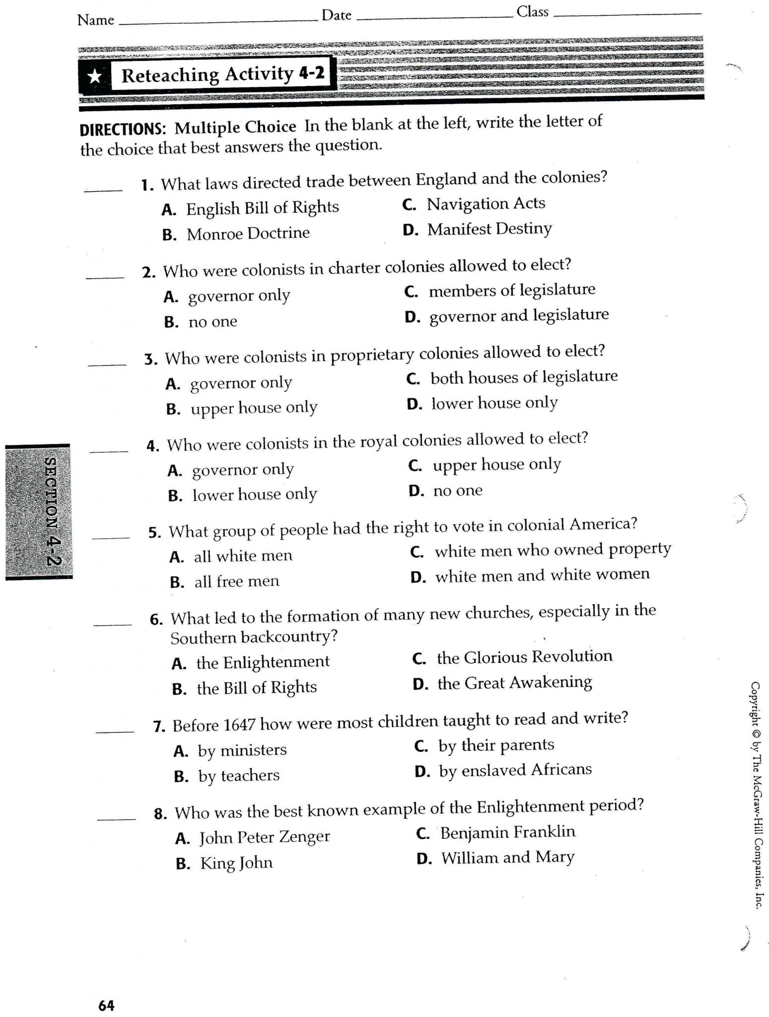 The Enlightenment Worksheet Answer Key Also Child Labor Worksheet Answers Valid I Have Rights Worksheet Answers