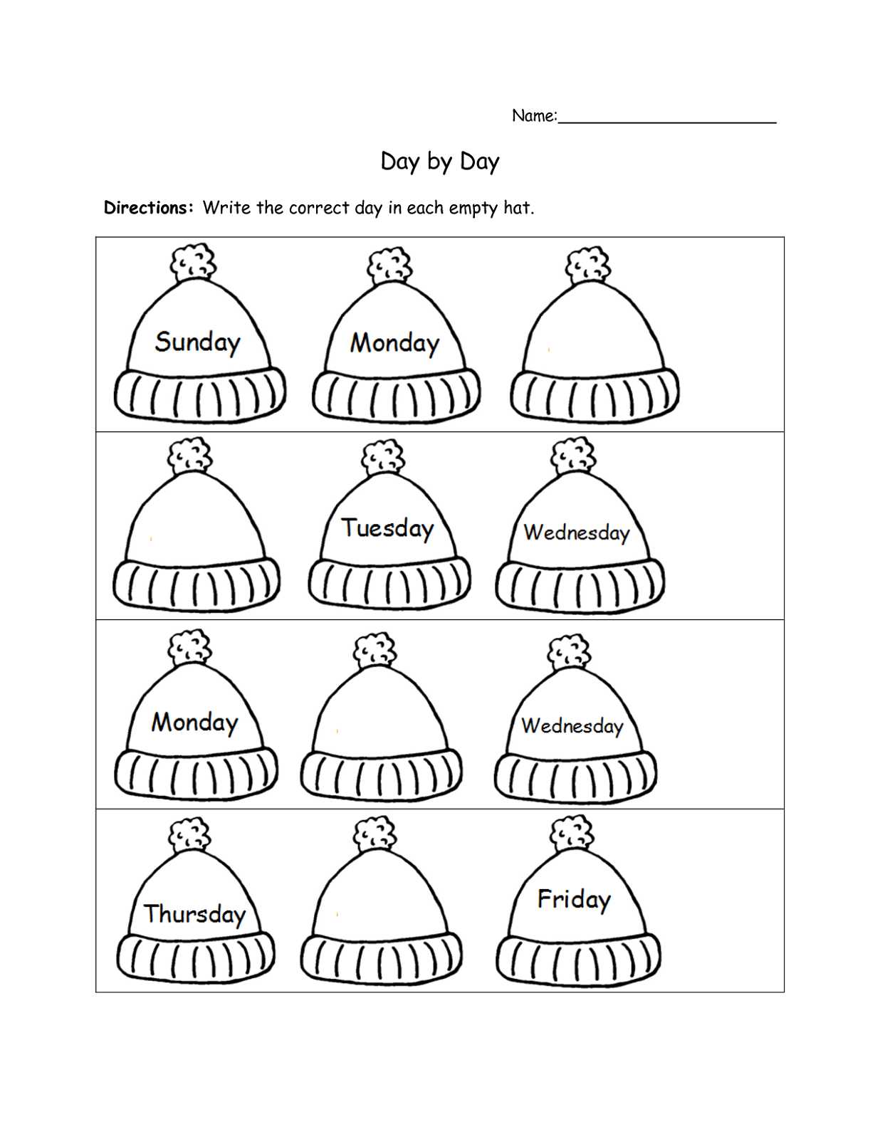 The Law Of Sines Worksheet with Collection Of Days Of the Week Kinder Worksheets
