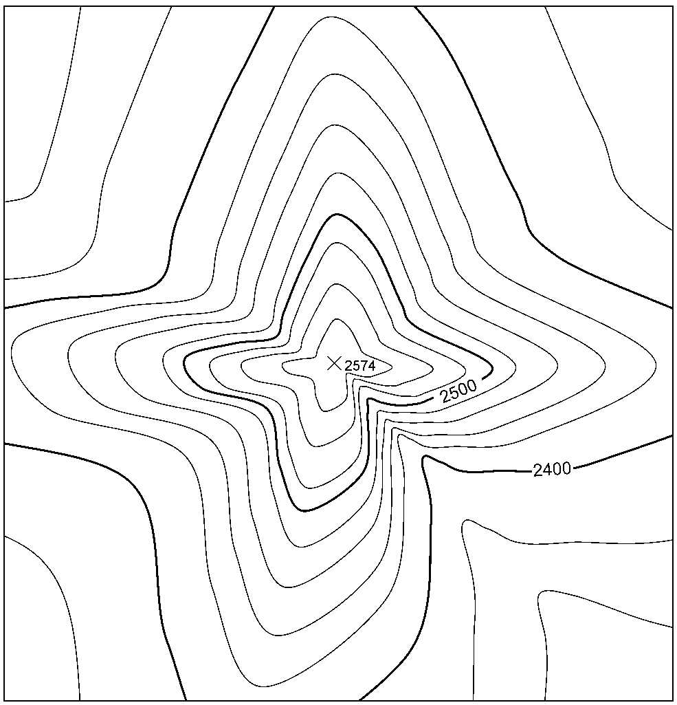Topographic Map Reading Worksheet with Lab topographic Maps