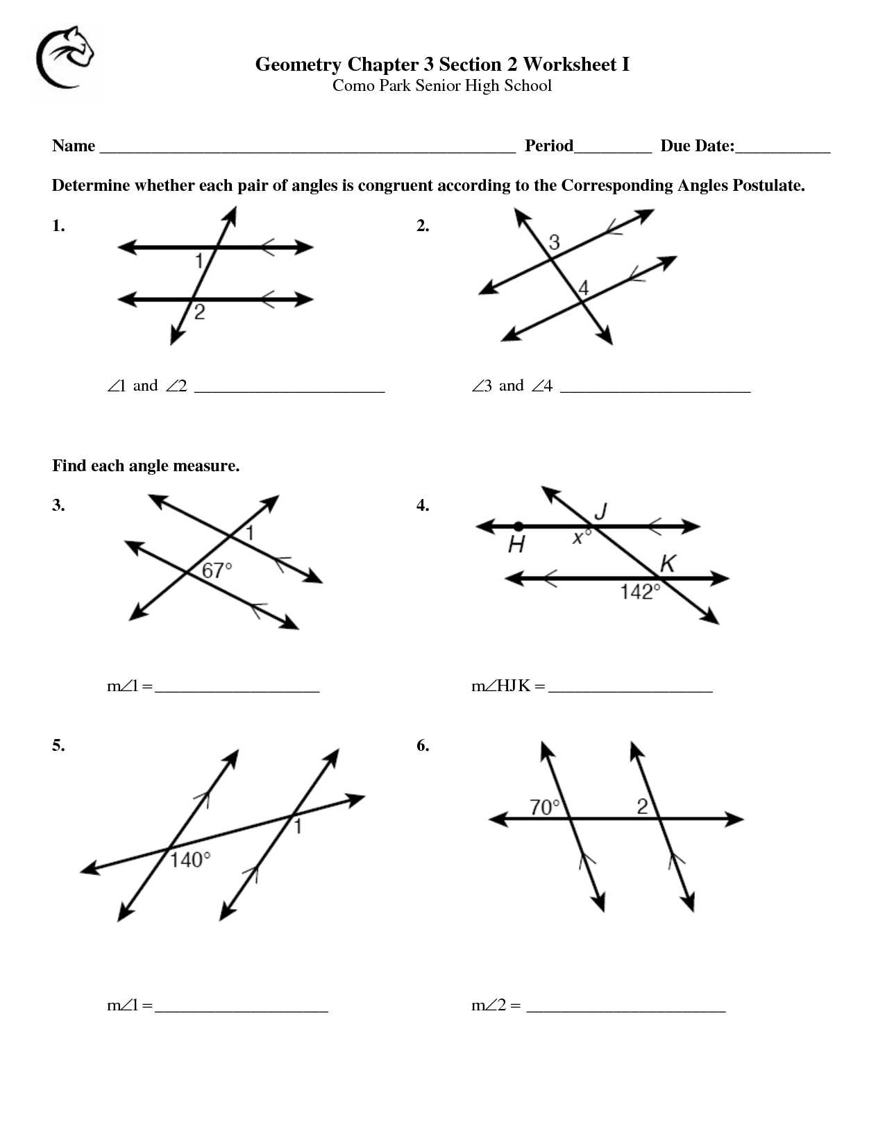 Trigonometry Finding Angles Worksheet Answers Along with Worksheet Congruent Angles Worksheet Carlos Lomas Worksheet for