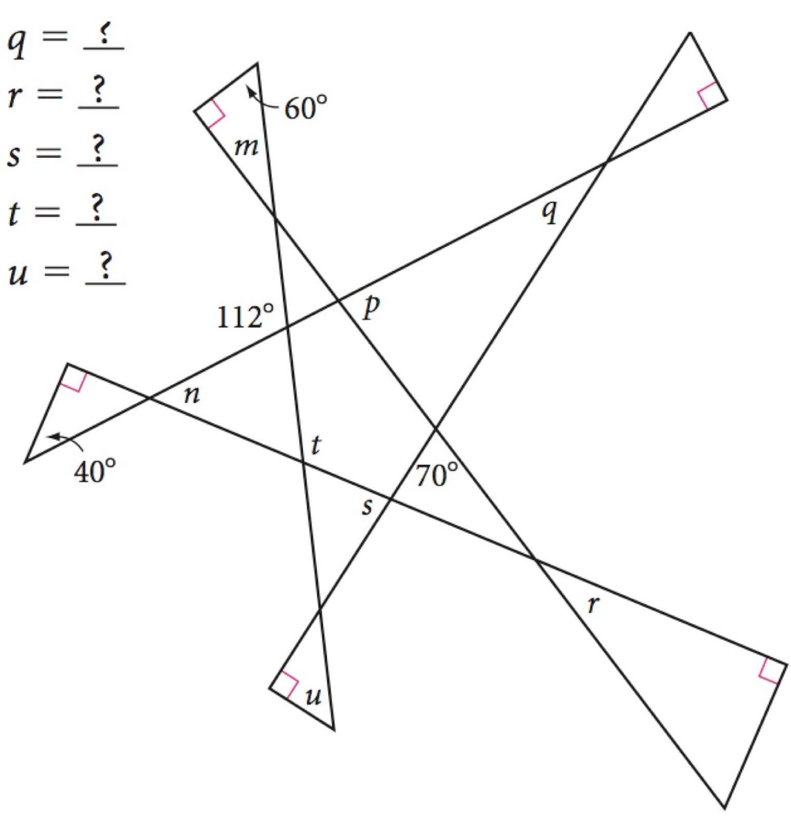 Trigonometry Finding Angles Worksheet Answers Also Mathorksheets Angle Relationships Puzzleorksheet Answers