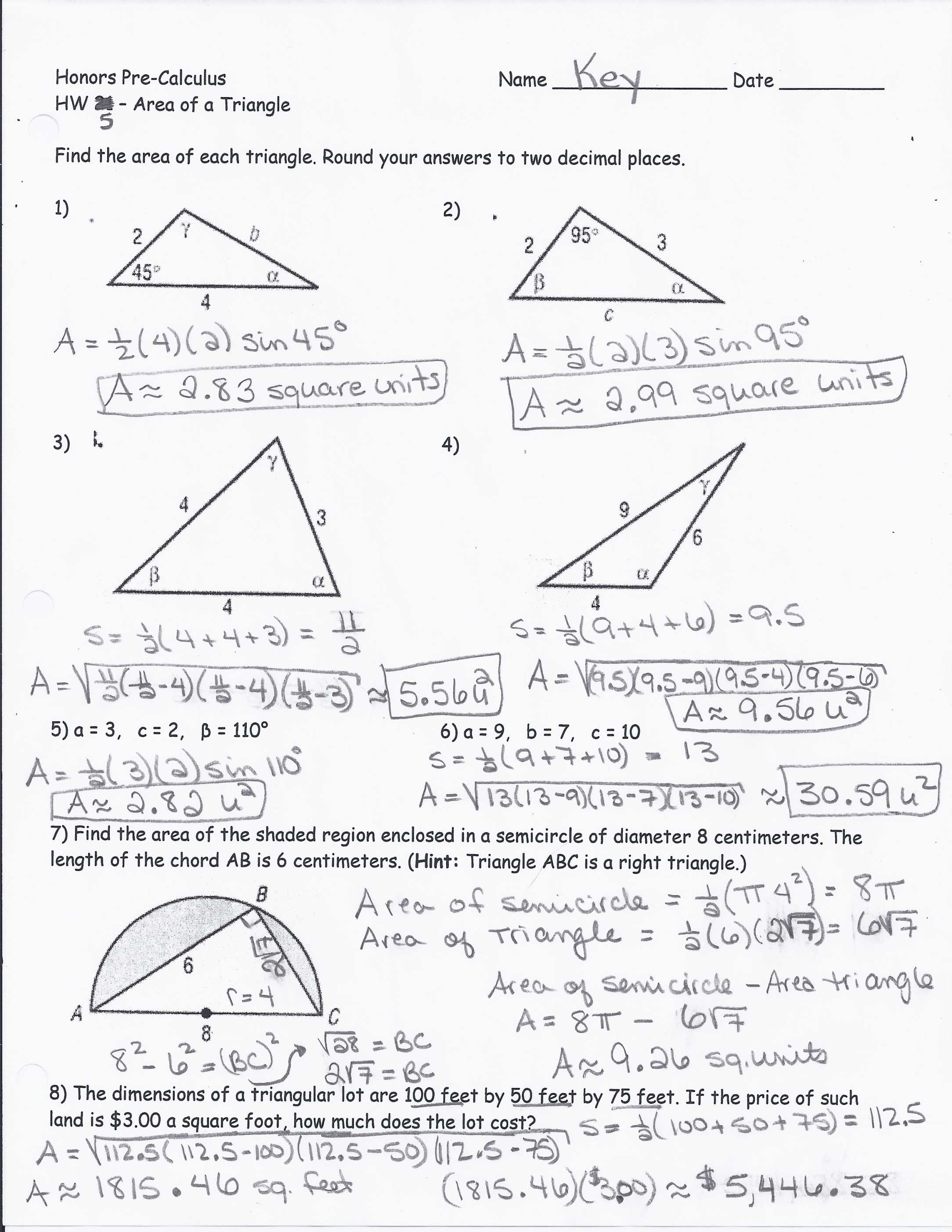 Trigonometry Finding Angles Worksheet Answers as Well as Worksheet Right Triangle Trigonometry Worksheet Answers Design