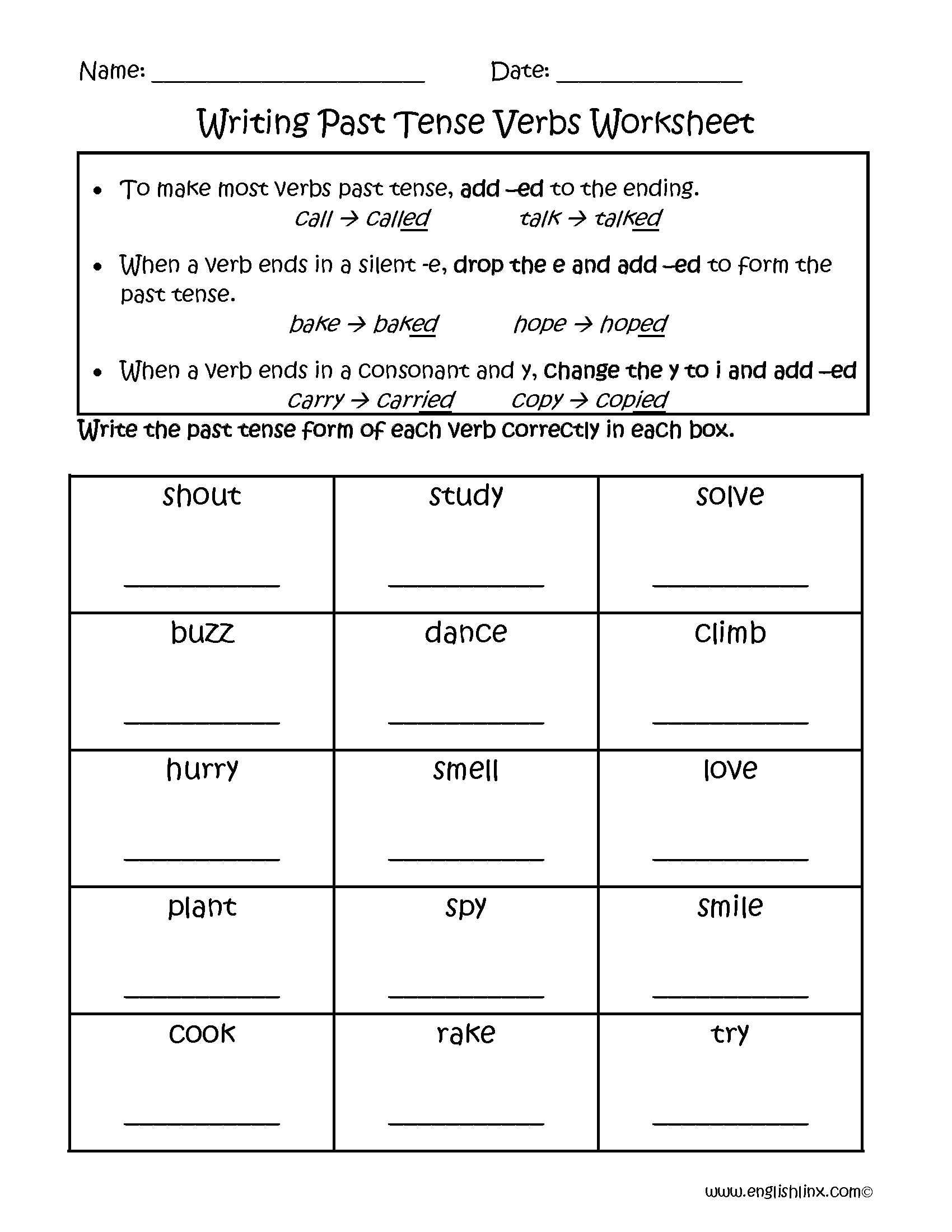 Verbs Worksheets for Grade 1 or Verbs Worksheets
