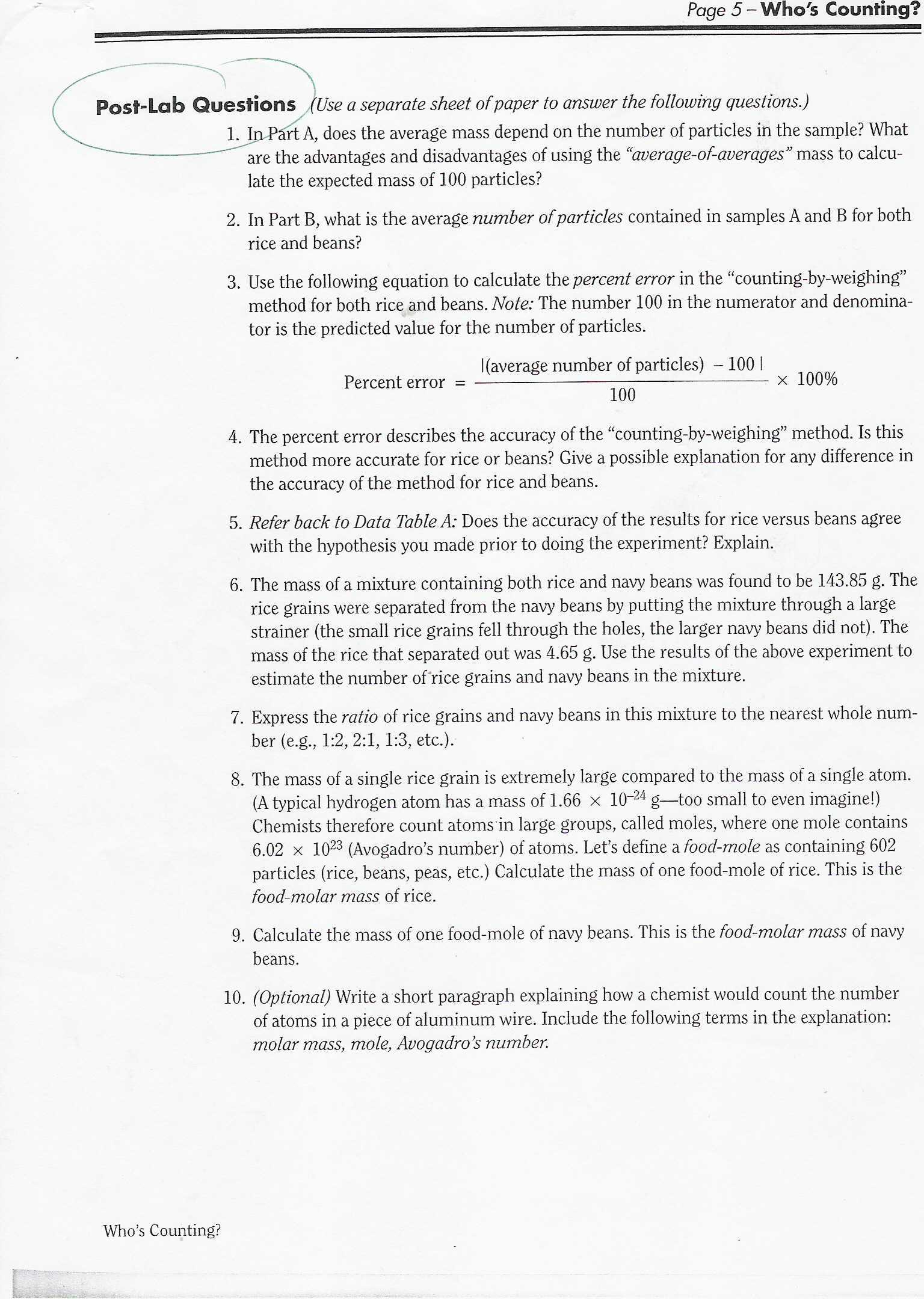 Worksheet Mole Mass Problems with Worksheets Absolute Locationt Citysalvageanddesign Free E Grain
