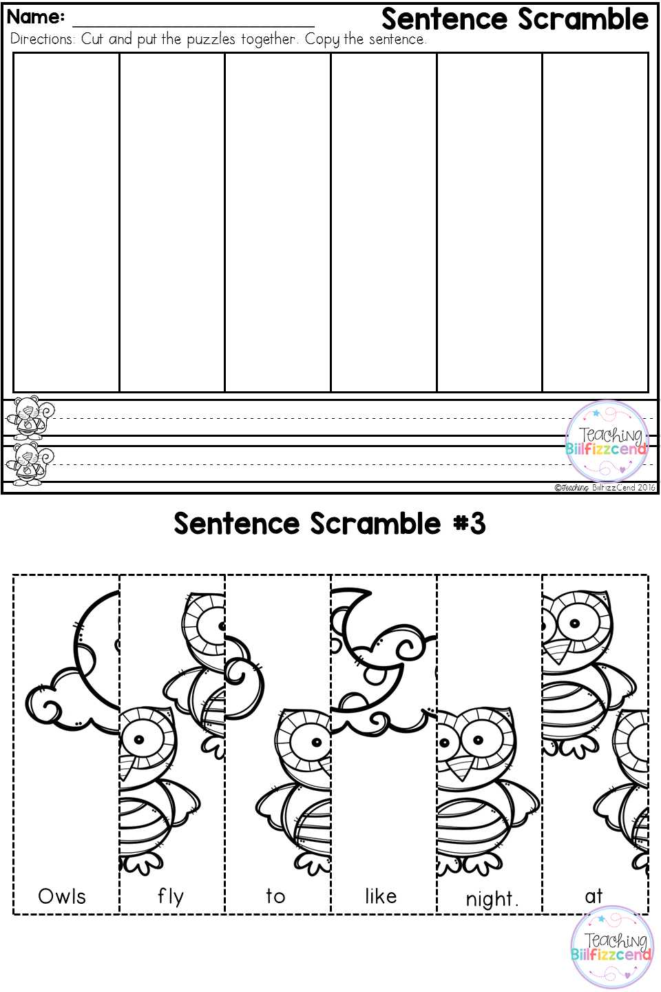 Writing Sentences Worksheets for 1st Grade as Well as Free First Grade Sentence Building First Grade Writing