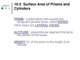 11 2 Surface areas Of Prisms and Cylinders Worksheet Answers together with 103 Surface area Of Prisms and Cylinders Ppt