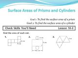 11 2 Surface areas Of Prisms and Cylinders Worksheet Answers together with How to Find Surface area Prism Addition Worksheets Year 3