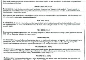 13 Colonies Reading Comprehension Worksheet Also Early Jamestown Colony Worksheet Answer Key