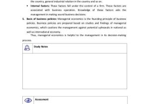 2.1 Economics Worksheet Answers or Managerial Economics Text Book
