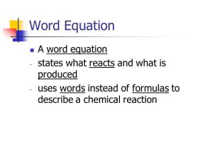 2.3 Chemical Properties Worksheet Answers Also 2 3 Types Of Chemical Reactions P Word Equation A Word Equation