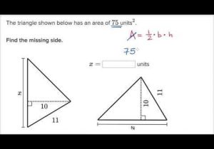 2 8b Angles Of Triangles Worksheet Answers with Triangle Missing Side Example Video
