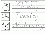 2nd Grade Handwriting Worksheets Also Kindergarten Writing Worksheets Kindergarten Workshe