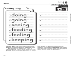 2nd Grade Tutoring Worksheets with Ing Worksheet Worksheets for All Download and Workshee