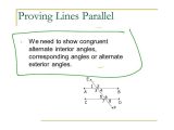 3 2 Angles and Parallel Lines Worksheet Answers with Proving Lines Parallel Math Showme