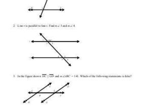 3.3 Proving Lines Parallel Worksheet Answers Along with Proving Lines Parallel Worksheet