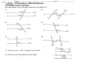 3.3 Proving Lines Parallel Worksheet Answers as Well as Worksheets 48 Beautiful Parallel and Perpendicular Lines Worksheet