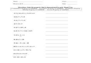3rd Class English Worksheet and Kindergarten Properties Addition and Subtraction Workshee