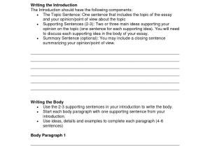 3rd Grade Essay Writing Worksheet or Opinion Essays Online Writing Lab Opinion Essay form Synthesis Essay