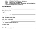 3rd Grade Paragraph Writing Worksheets with Christmas Writing Activities
