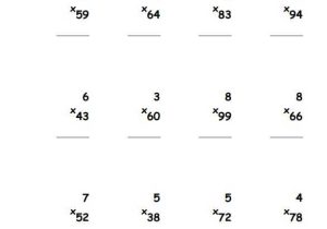 4 Digit by 1 Digit Multiplication Worksheets Pdf Along with 2 Grade Math Problems – Dailypoll Std 2 Maths Worksheets American Math