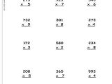 4 Digit by 1 Digit Multiplication Worksheets Pdf Also Multiplication Worksheets 2 and 3 Digits Timestables 2 and 3 Ditit