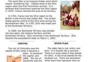 4th Grade Ohio social Studies Worksheets or Ohio History Worksheets History Pinterest