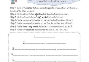 4th Grade Poetry Worksheets Also 155 Best Poetry Images On Pinterest