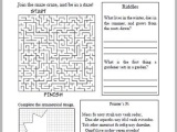 5th Grade Math Brain Teasers Worksheets as Well as Brain Teasers Worksheet 6 Here is A Fun Handout Full Of Head