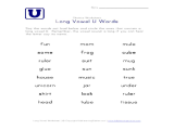 5th Grade Spelling Words Worksheets as Well as Workbooks Ampquot Long Vowel Worksheets Free Printable Worksheet
