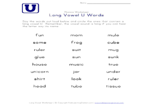 5th Grade Spelling Words Worksheets as Well as Workbooks Ampquot Long Vowel Worksheets Free Printable Worksheet
