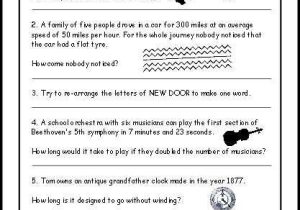 6th Grade Brain Teasers Worksheets or 20 Best Brain Teasers Images On Pinterest