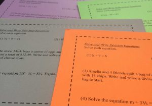 6th Grade Inequalities Worksheet and solving Two Step Inequalities Worksheet Adams Middle School