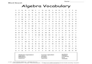 6th Grade Language Arts Worksheets Pdf or Algebra Vocabulary Worksheet Algebra Stevessundrybooksmags