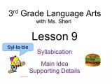 6th Grade Language Arts Worksheets Pdf with Main Idea and Supporting Details Worksheets 3rd Grade Kidz