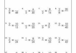 7th Grade Fractions Worksheets and Equivalent Fraction Worksheets