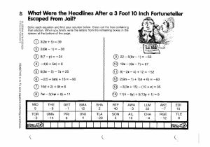 7th Grade Math Worksheets Free Printable with Answers with Cryptic Quiz Math Worksheet Answers Elegant Math Pizzazz Worksheets