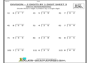 7th Grade Math Worksheets Printable as Well as Kindergarten E Digit Division Worksheets and Division Worksh