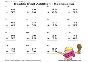 7th Grade Math Worksheets Printable with Grade Subtraction and Addition Worksheets for First Grade Pi