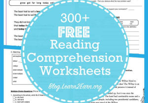 8th Grade Reading Comprehension Worksheets Along with 20 Websites for Free Reading Prehension Worksheets