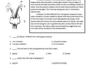 8th Grade Reading Comprehension Worksheets and 148 Best Mon Core Images On Pinterest