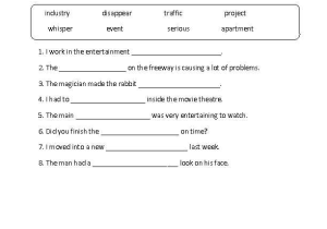 8th Grade Vocabulary Worksheets Also 8th Grade English Worksheets Free Printable
