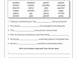 8th Grade Vocabulary Worksheets Also Synonyms for Happy