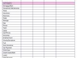 A Monthly Budget Worksheet and Free Home Bud Worksheet Guvecurid