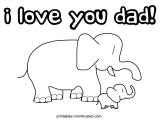 A Tale Of Two Elephants Worksheet and Free Printable Happy Fathers Day Coloring Pages Fatherampaposs D