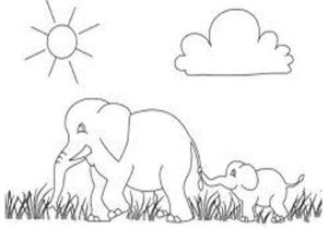 A Tale Of Two Elephants Worksheet as Well as Printable Grassland Animals Galleryhip
