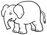 A Tale Of Two Elephants Worksheet with Easy Elephant Coloring Pages for Kids Womanmate