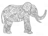 A Tale Of Two Elephants Worksheet with Ilustracin De Elefante Para Colorear Vector Libro Para Adul