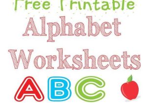 Abc Worksheets for Kindergarten and Alphabet Worksheets Free Kids Printable